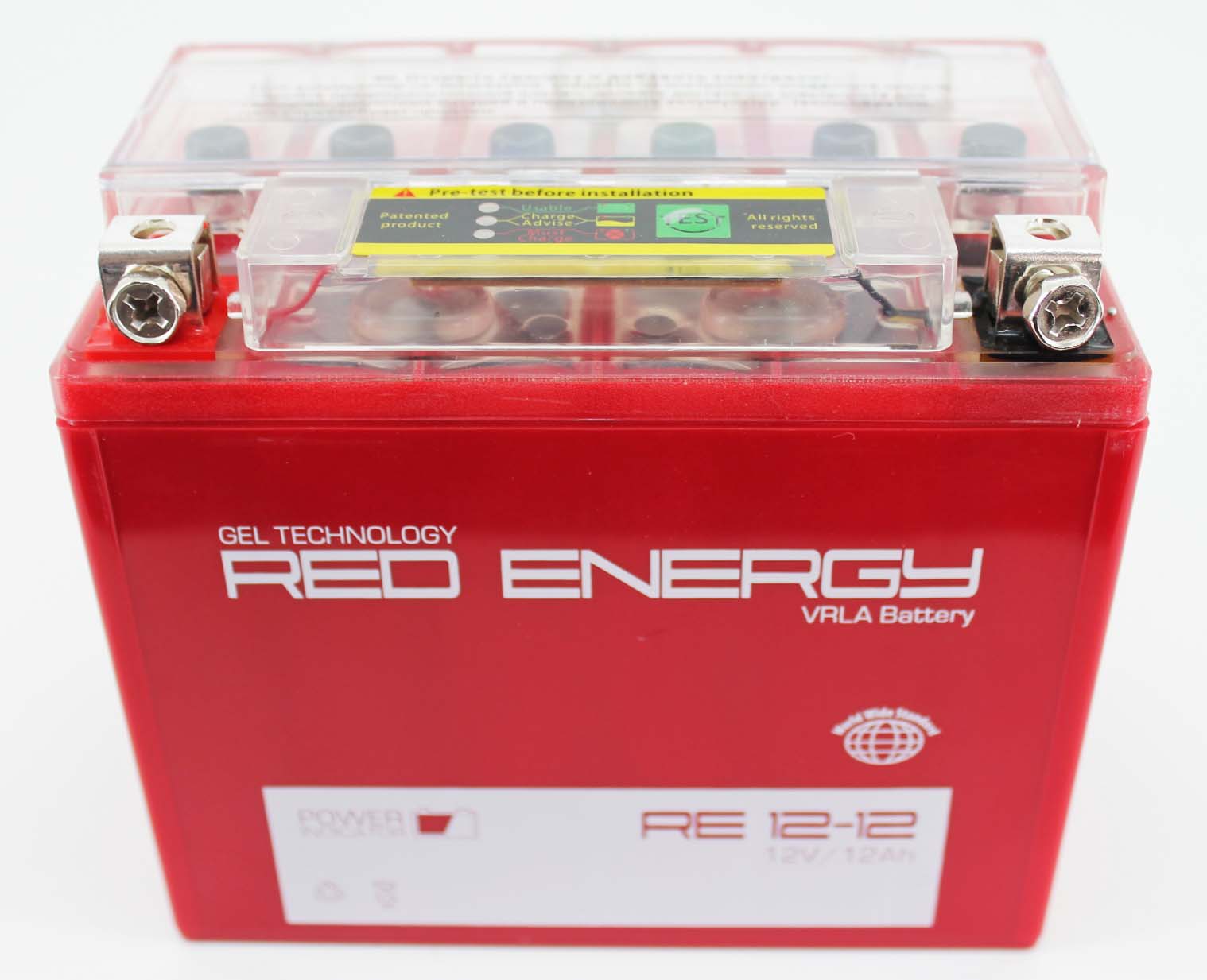 Аккумулятор мотоциклетный Red Energy RE12-12 YTX14-BS YTX12-BS фотография №1