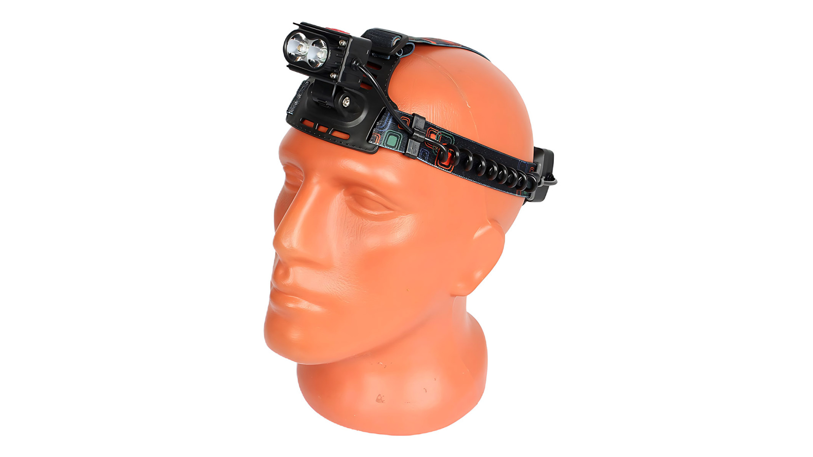 Фонарь светодиодный K29 налобный 2 диода АКБ от USB фотография №2