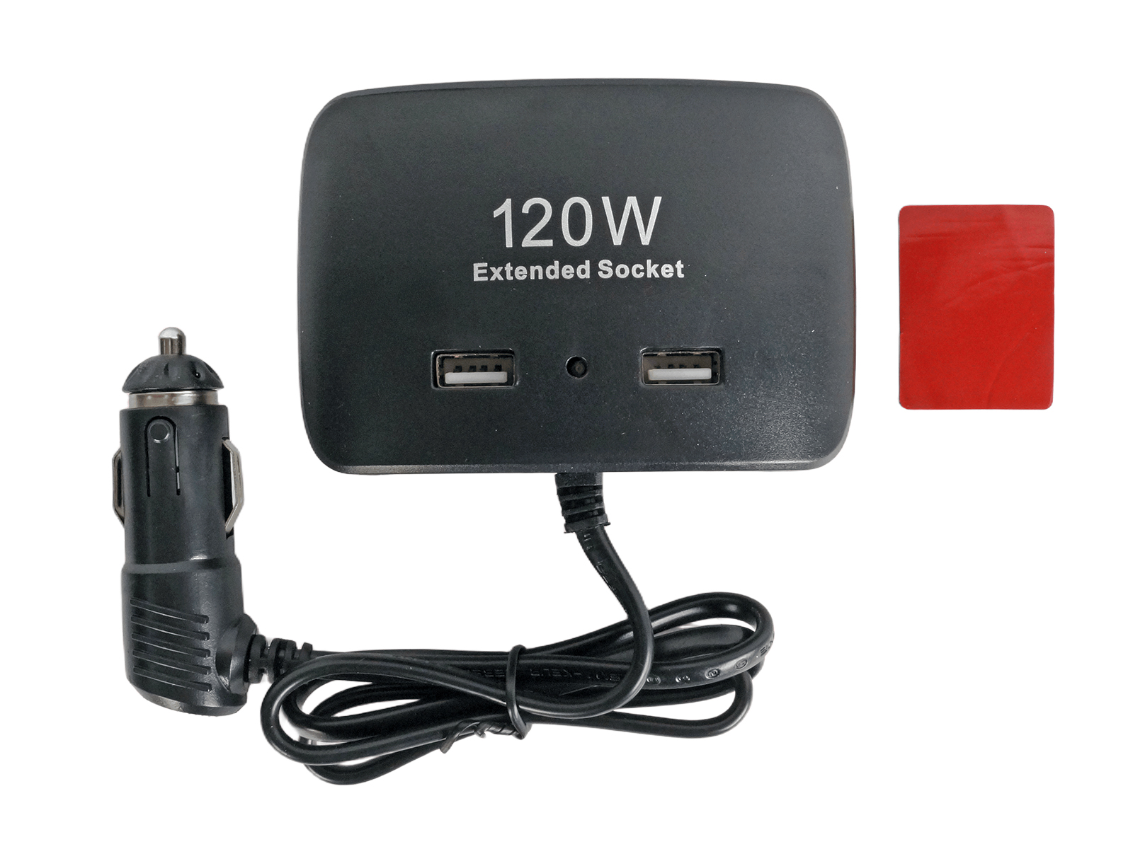 Разветвитель 3 гнезда 2 USB Olesson 1511, черный R4151 фотография №3