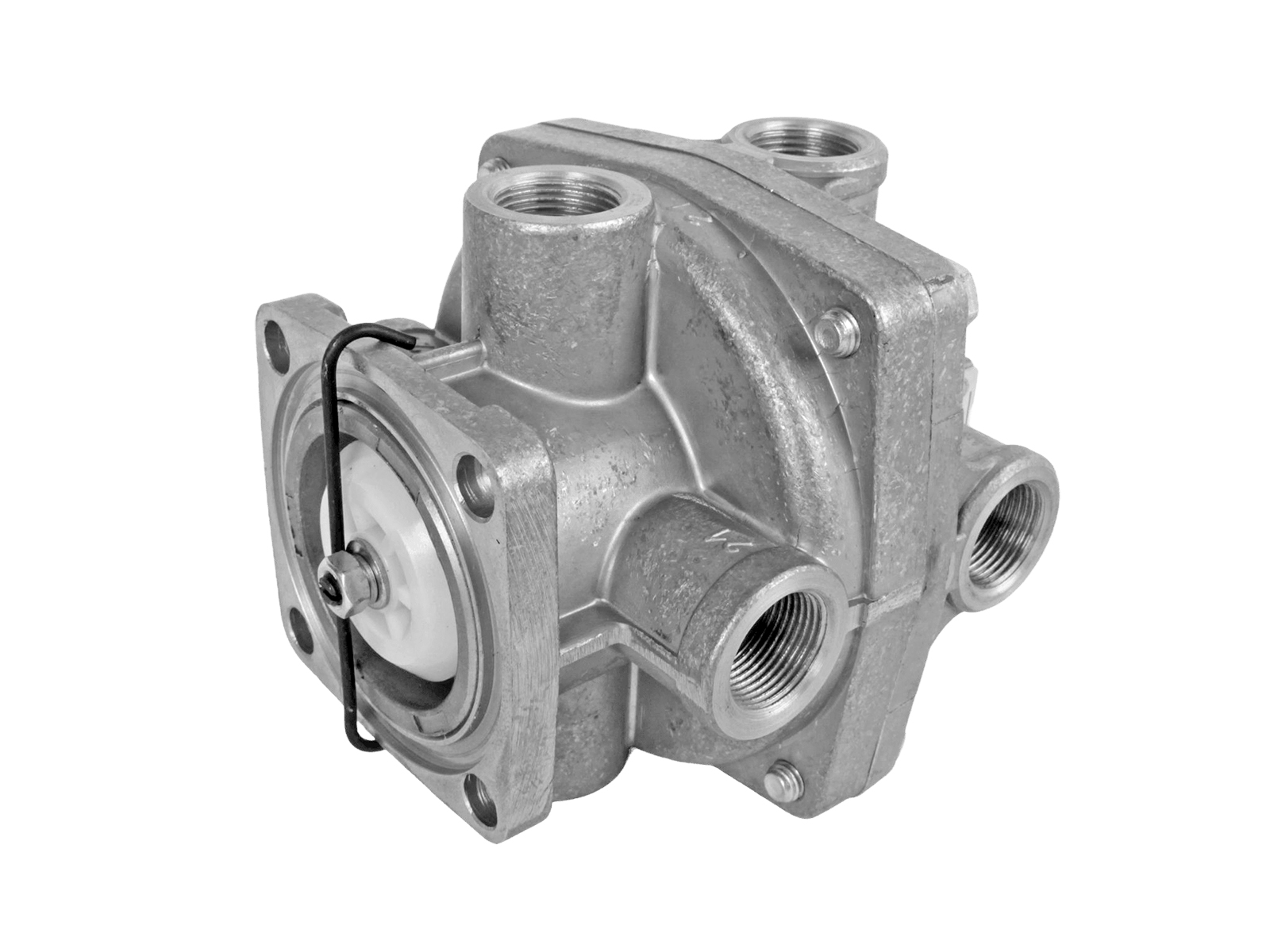 Кран КАМАЗ МАЗ тормозной главный 2-х секционной фотография №3