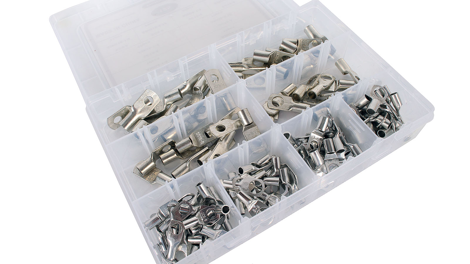 Набор клемм обжимных под болт 125 предметов ANROKEY фотография №2