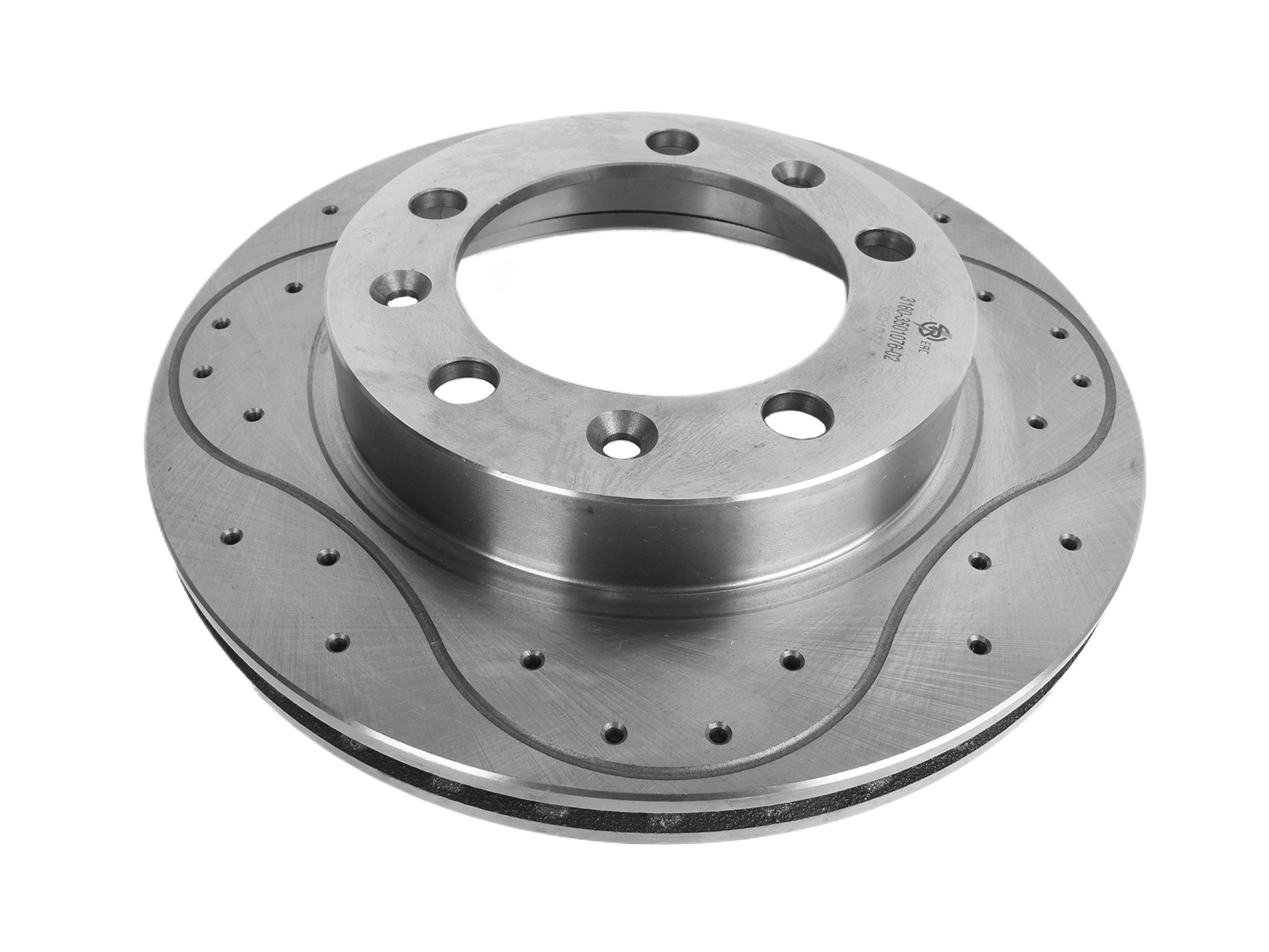 Диск тормозной УАЗ-3160, Хантер, Патриот перфорированный 1 штука TR 3501077 фотография №2