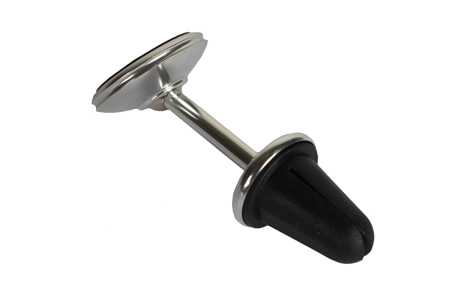 Держатель для авто Hoco CA69 Sagesse aluminum alloy long version air outlet magnetic car black фотография №2