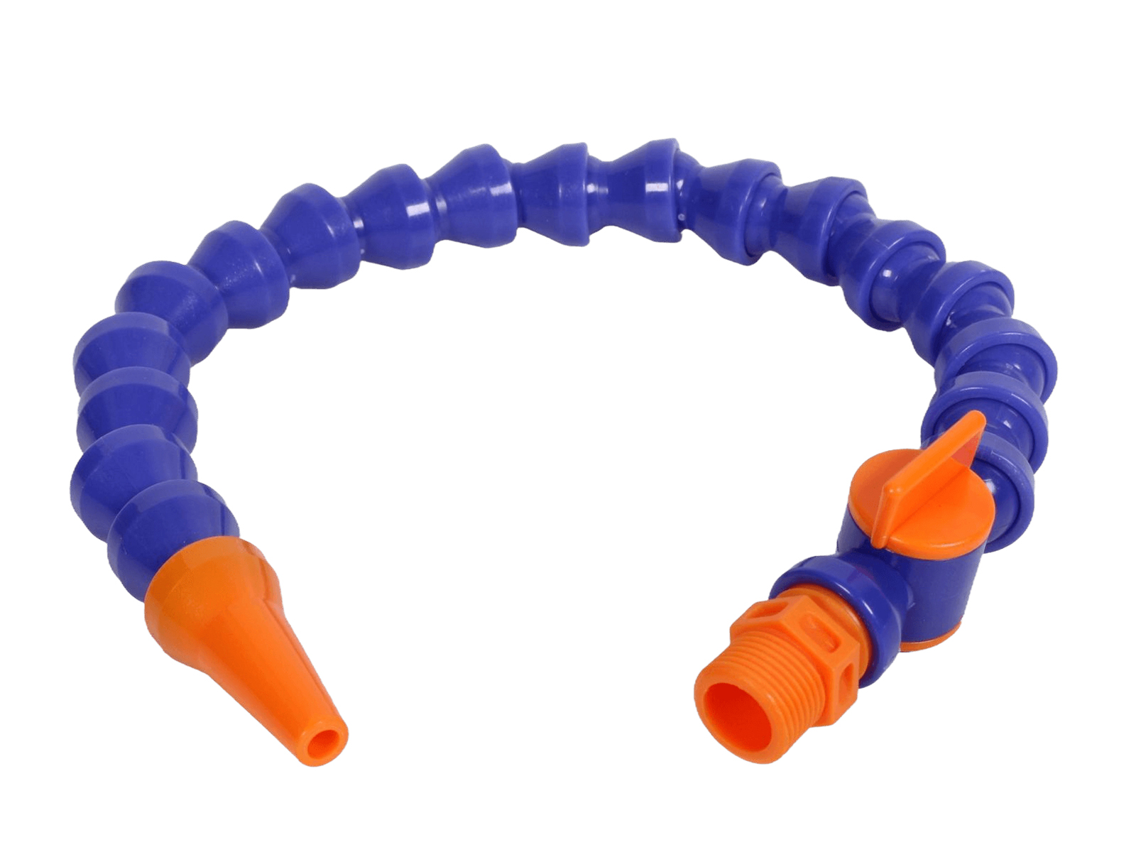 Трубка для подачи СОЖ 3/8 400мм c краном круглый наконечник ANROKEY фотография №4