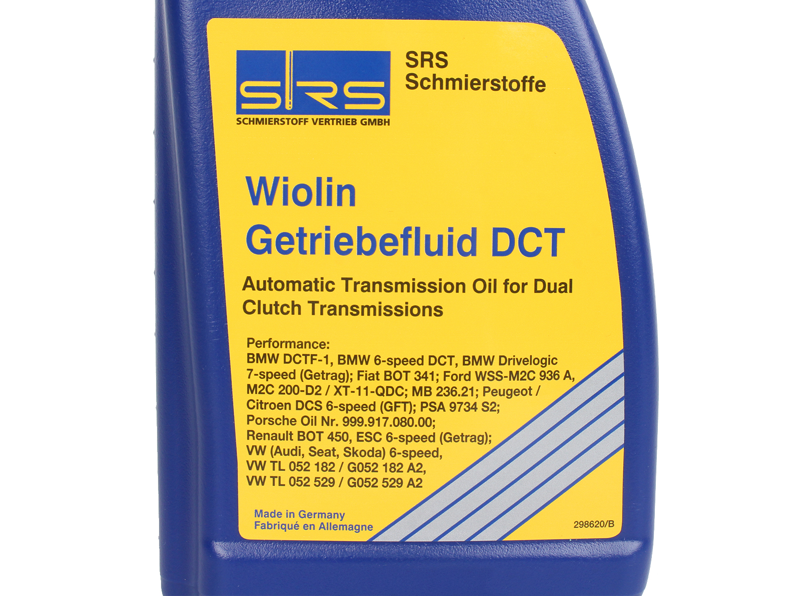 Масло трансмиссионное SRS WIOLIN DCT 1л фотография №4