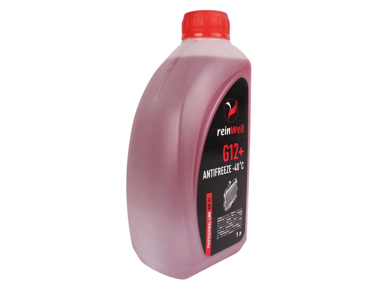 Антифриз G12+ 1л REINWELL фотография №3