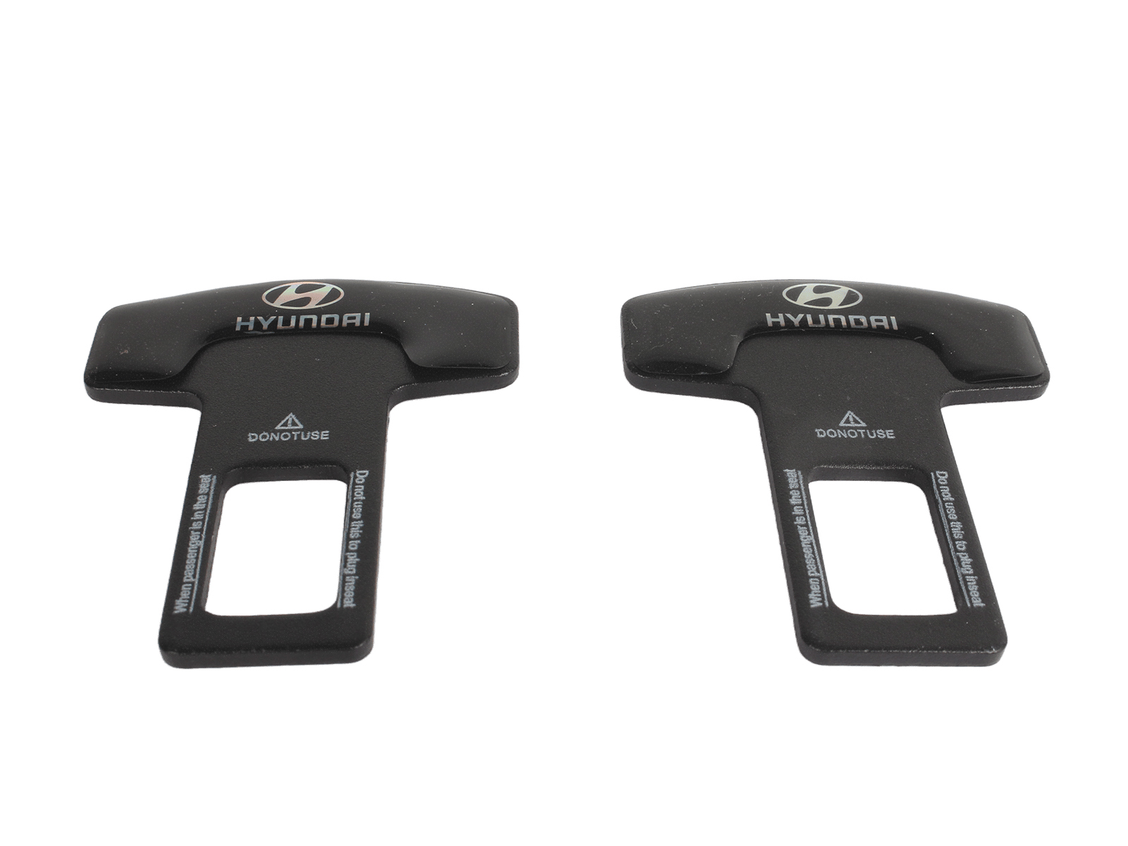 Заглушка ремня безопастности металл.HYUNDAI 2шт фотография №2