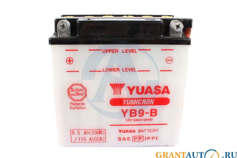 Мотоаккумулятор YUASA YB9-B фотография №1