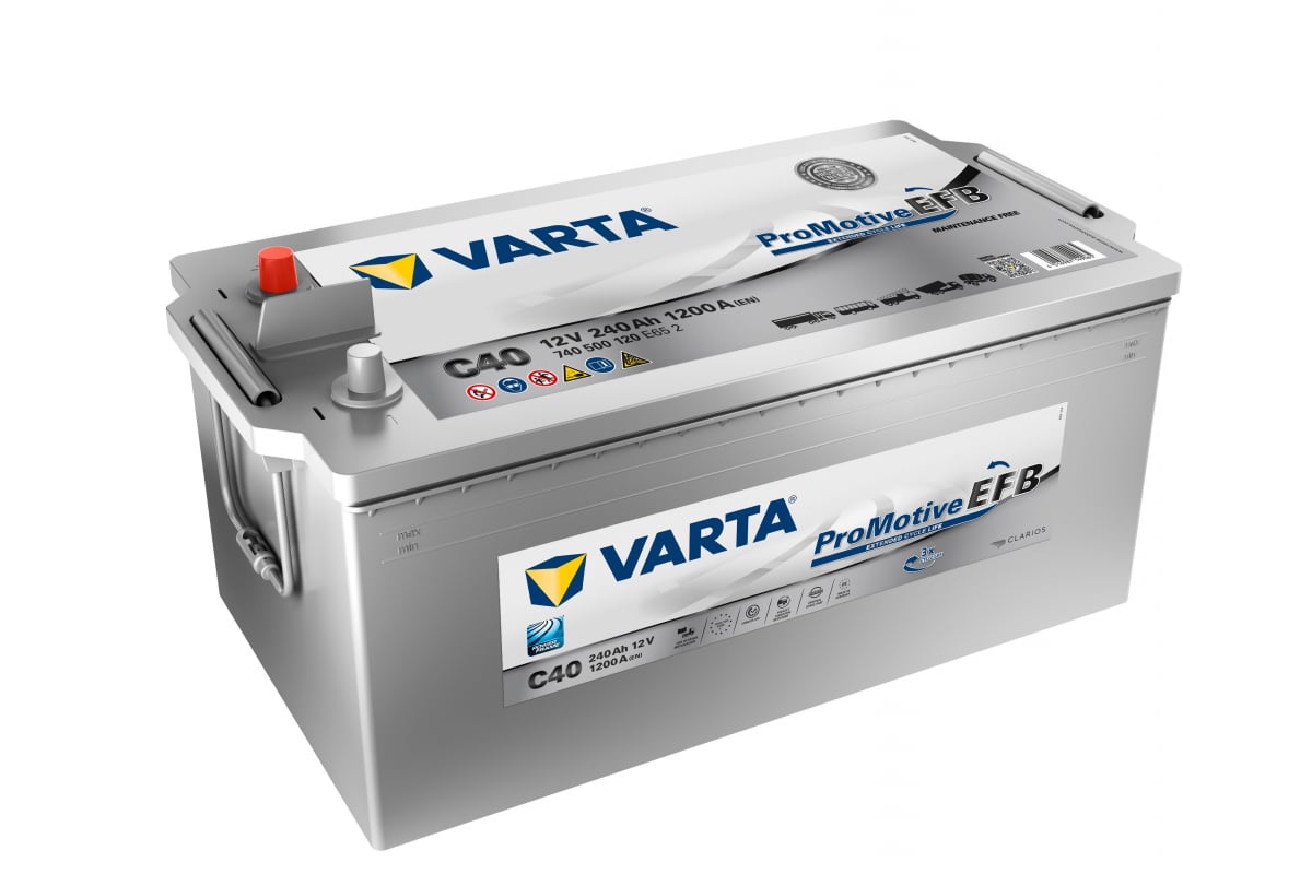 Аккумуляторная батарея VARTA Promotive EFB C40 6СТ240 фотография №1
