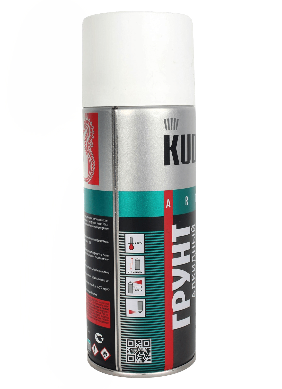 Грунт алкидный белый 520мл KUDO фотография №4