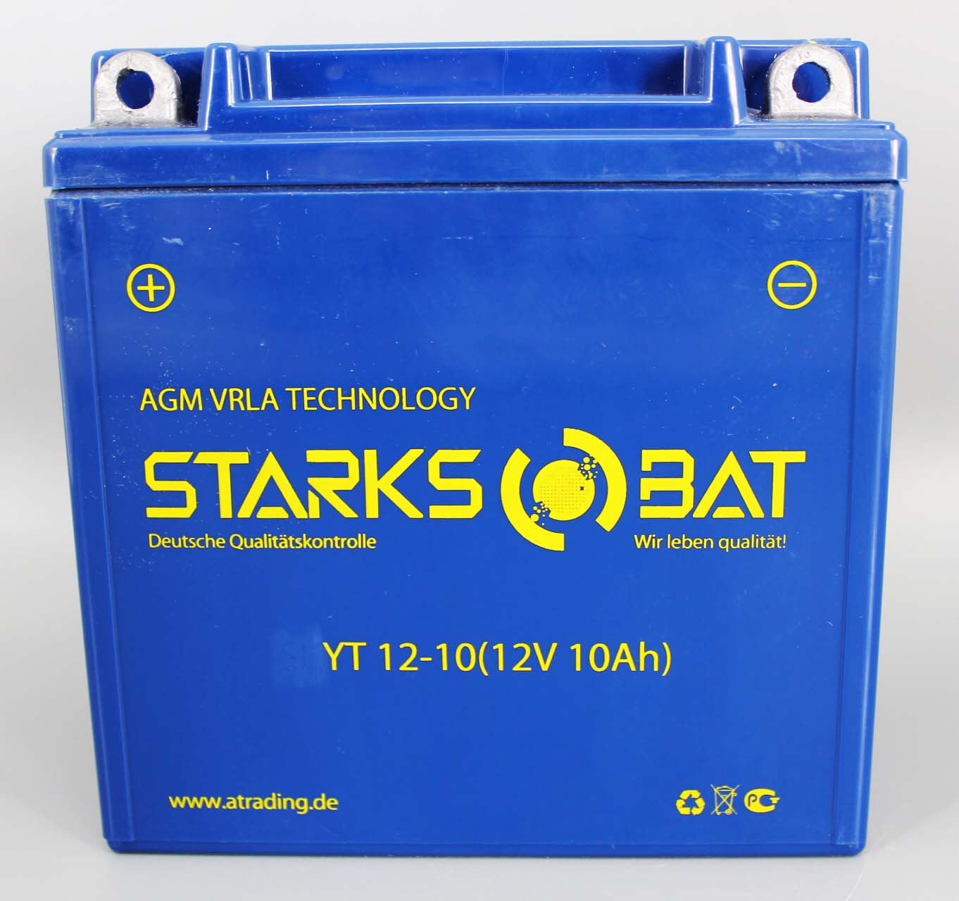Аккумуляторная батарея STARKSBAT YT 12-10 YB9-B 6СТ10 фотография №1