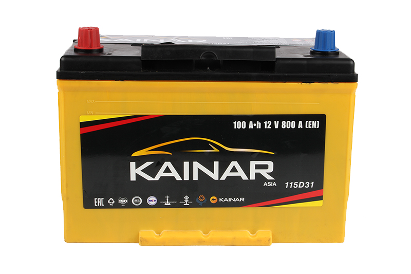Аккумуляторная батарея KAINAR 115D31R 6СТ100 азия фотография №1