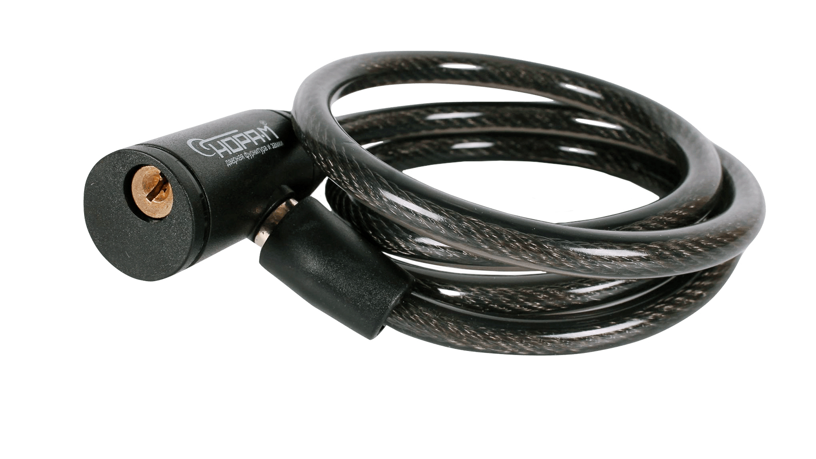 Замок велосипедный №22 размер ф8х1000мм 201.46 фотография №2