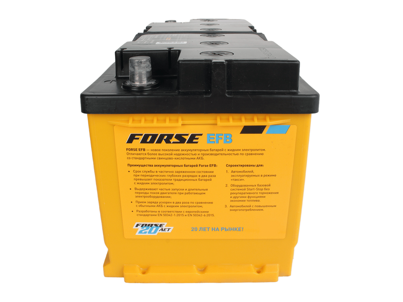 Аккумуляторная батарея FORSE EFB 6СТ110 фотография №5