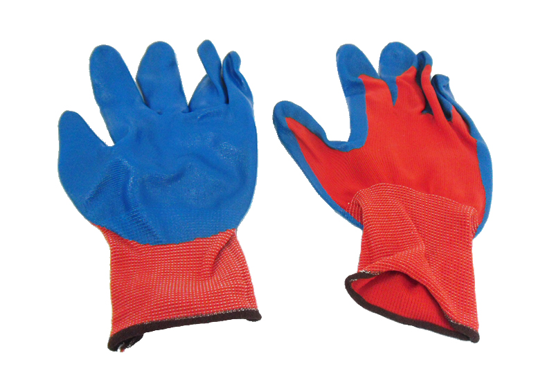 Перчатки нейлоновые с нитриловым покрытием 12отд. фотография №1