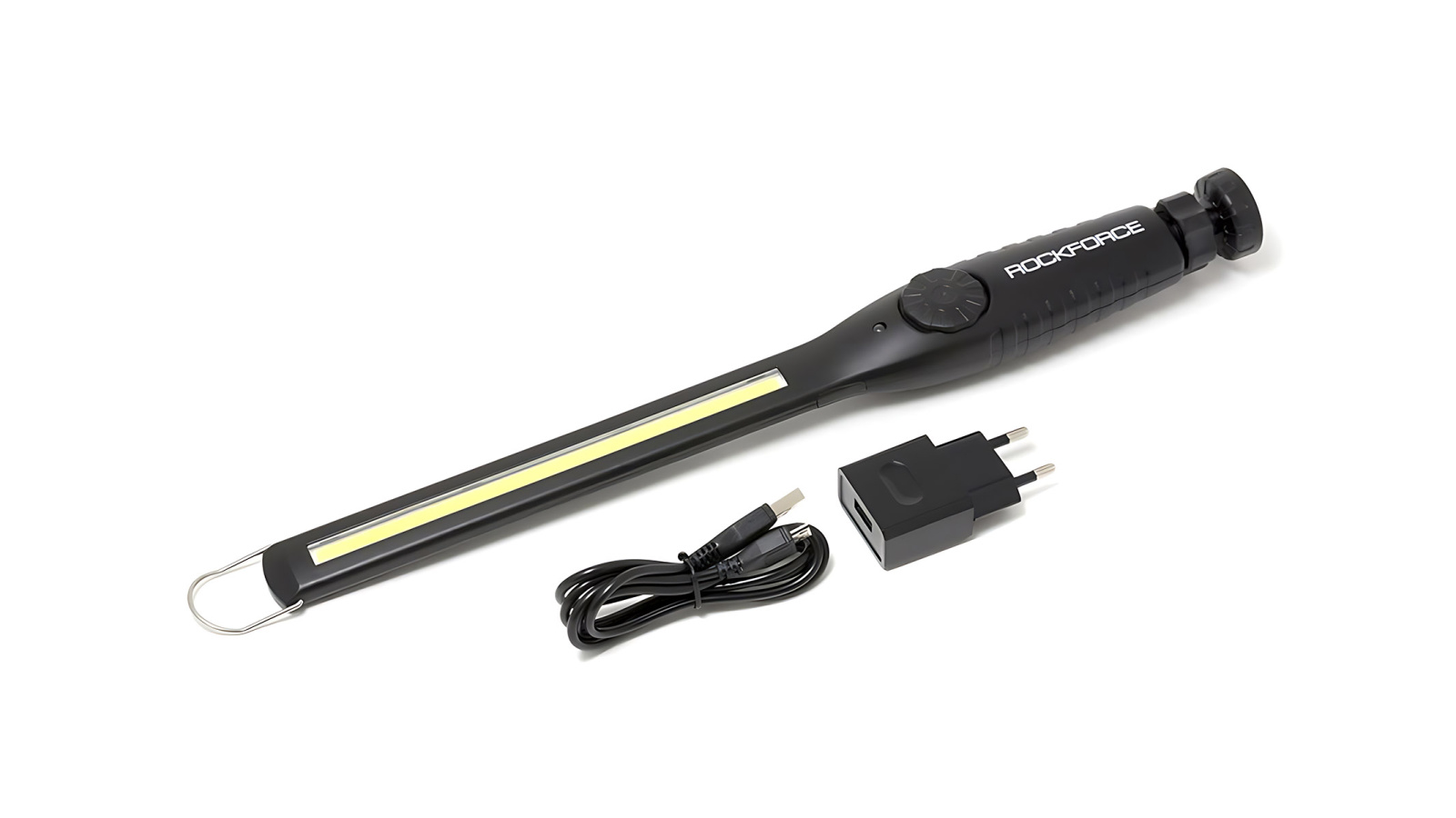 Фонарь светодиодный 6W COB 410 Lumen 3.7V 2500mAh ROCKFORCE RF-01401 фотография №1