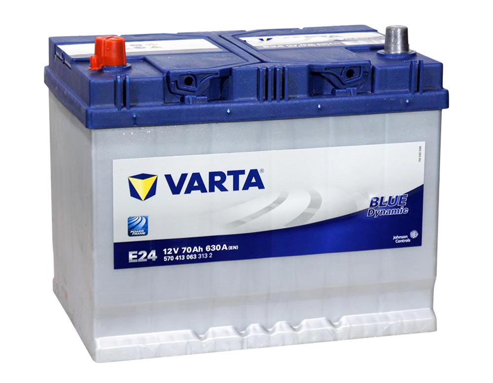 Аккумуляторная батарея VARTA BLUE 6СТ70 E24 * 570 413 063 фотография №1