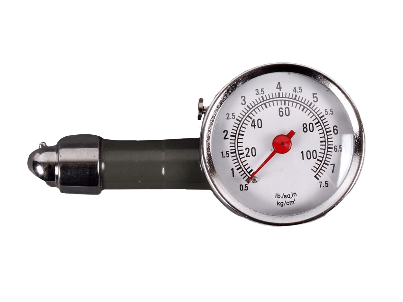 Манометр для проверки давления в шинах 0-7.5 Bar ROCKFORCE фотография №1