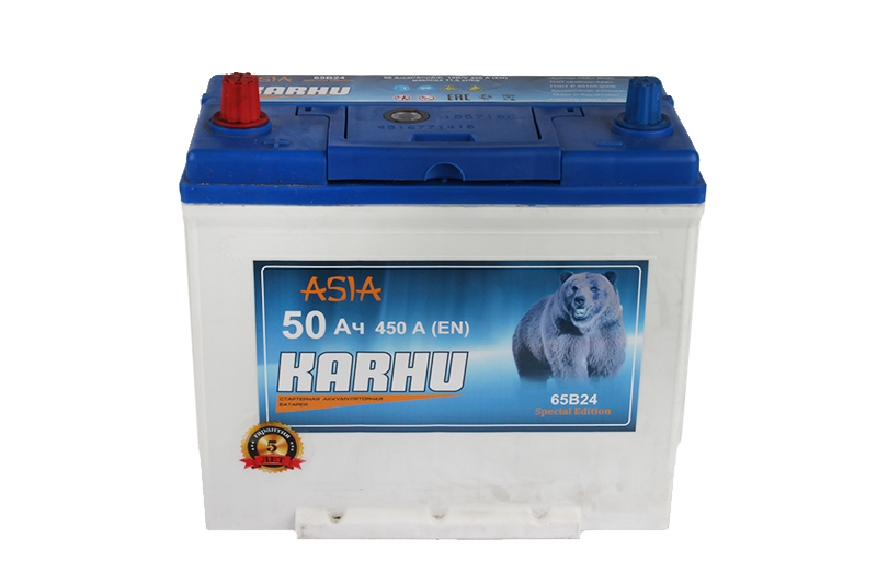 Аккумуляторная батарея KARHU 65B24R 6СТ50 азия фотография №1