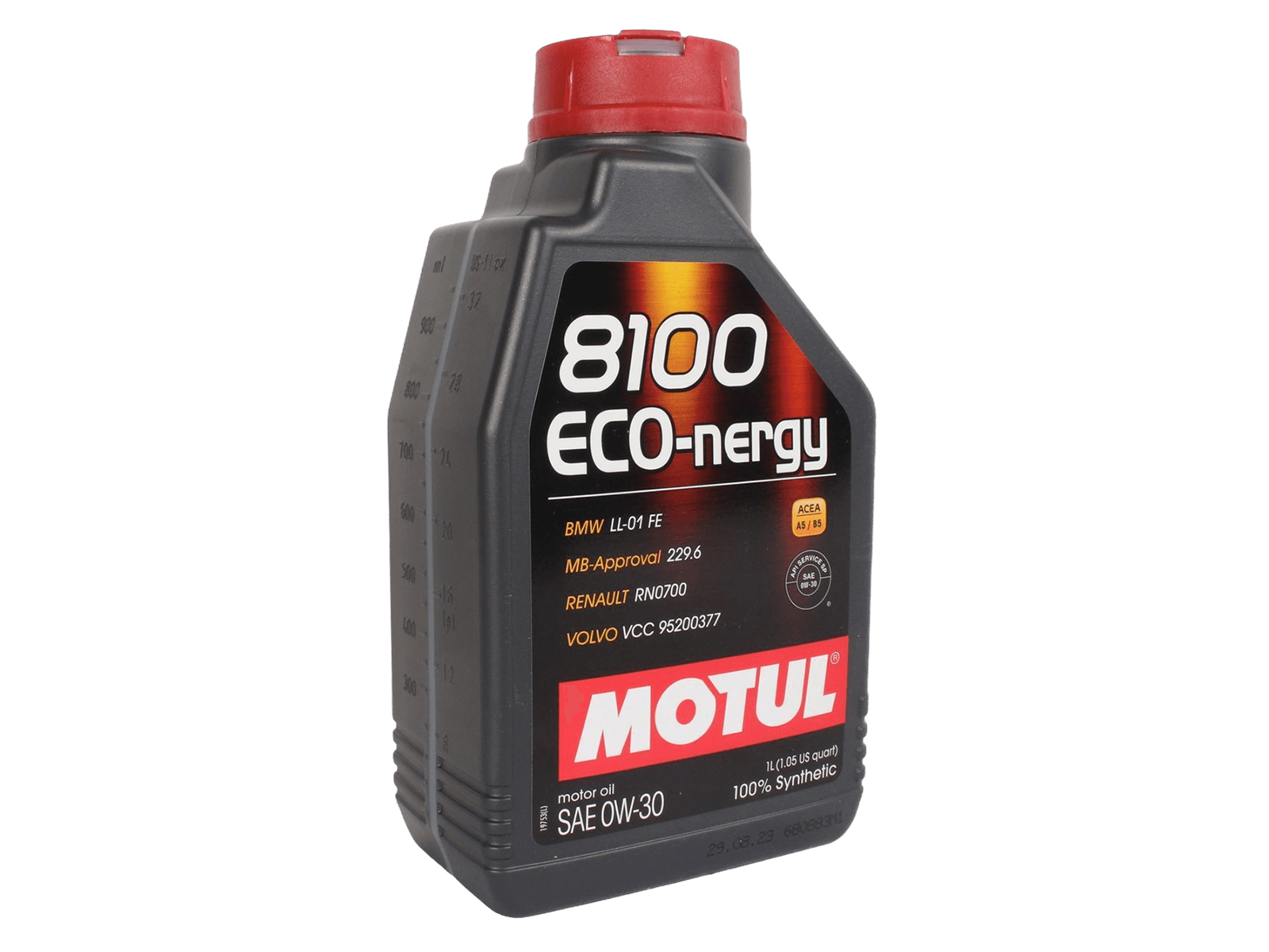 Масло моторное MOTUL 8100 ECO-NERGY 0W30 1л A5/B5 фотография №3