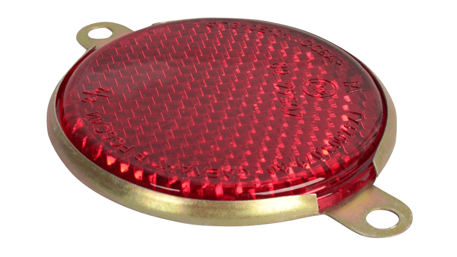 Катафот автомобил. круглый красный ОСВАР фотография №2