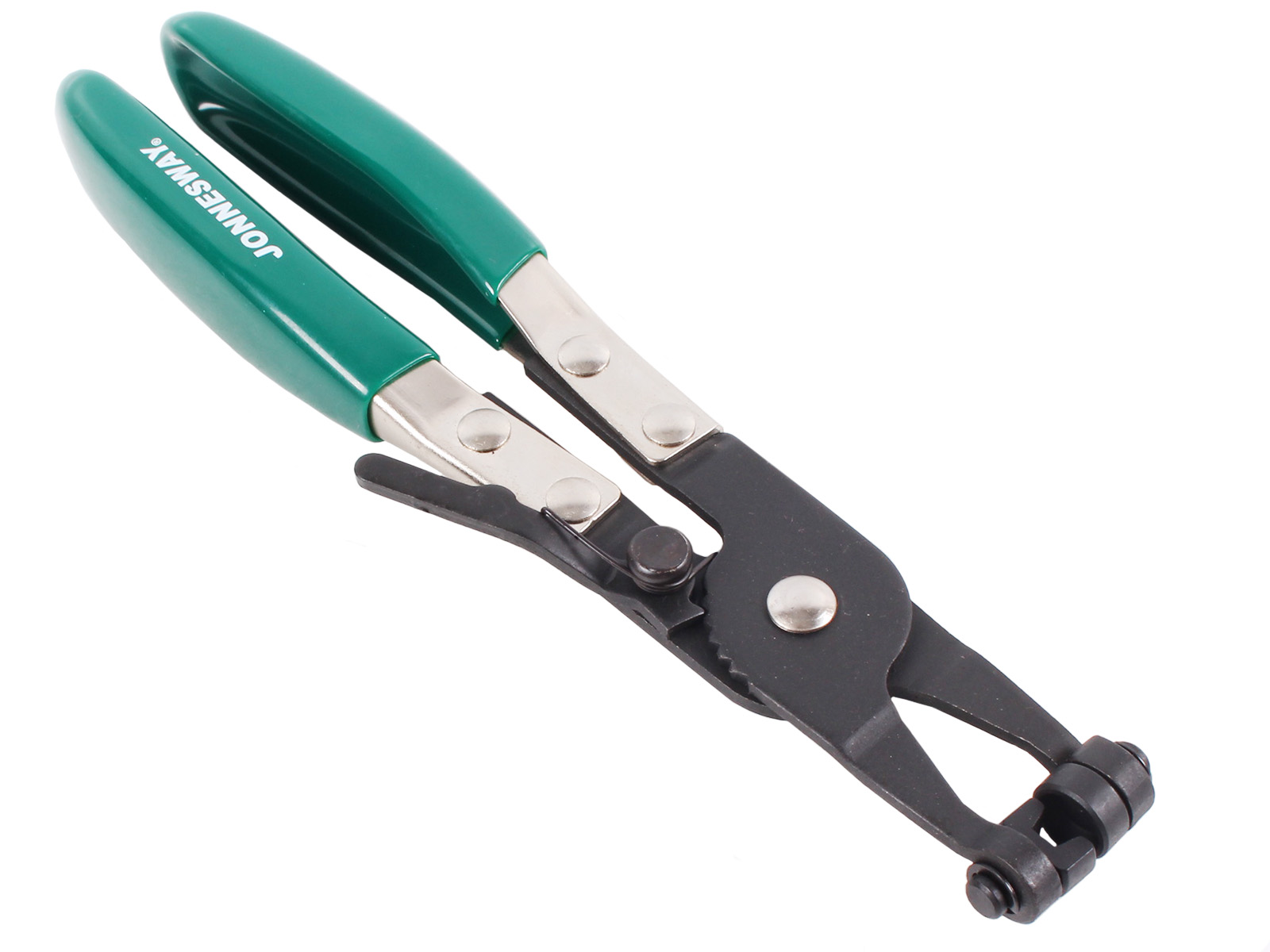 Съемник/клещи для снятия и установки пружинных хомутов с фиксатором JONNESWAY 060003 фотография №3