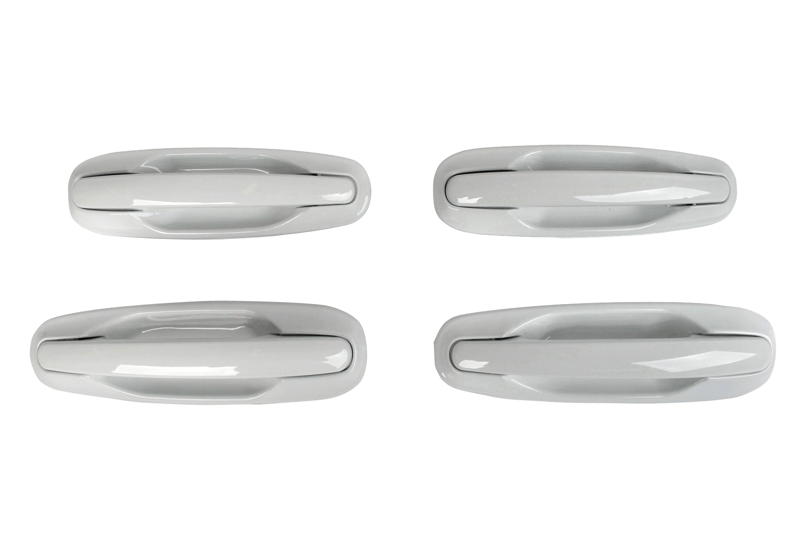 Ручки двери ВАЗ-2170-72 ЕВРО комплект Белое облако 4 штуки фотография №1