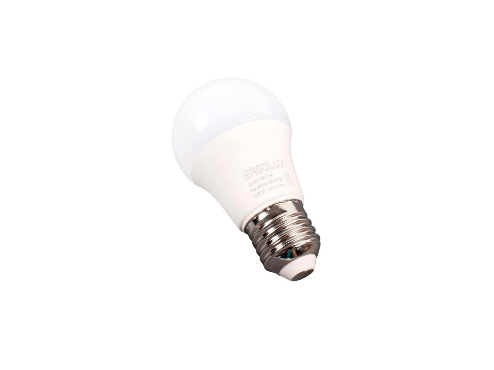 Лампа светодиодная Ergolux LED-A60-10W-E27-4K ЛОН фотография №3