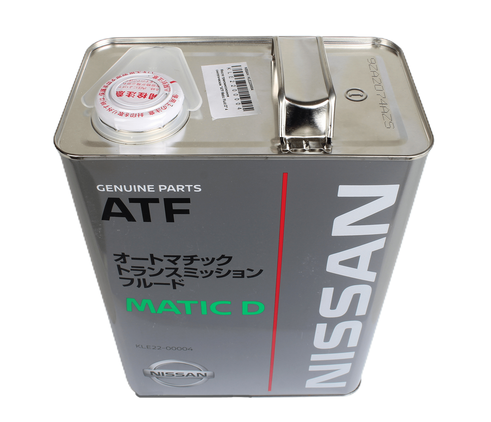 Жидкость АКПП NISSAN 4л. KLE22-00004 MATIC D фотография №3