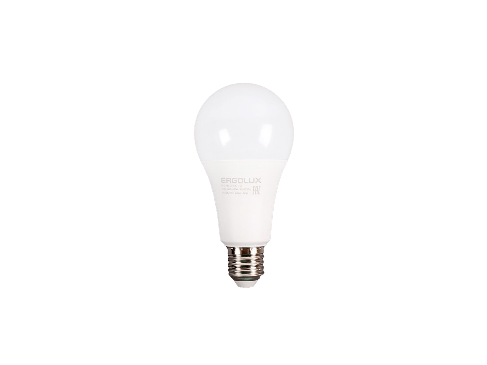 Лампа светодиодная Ergolux LED-A65-25W-E27-4K фотография №1