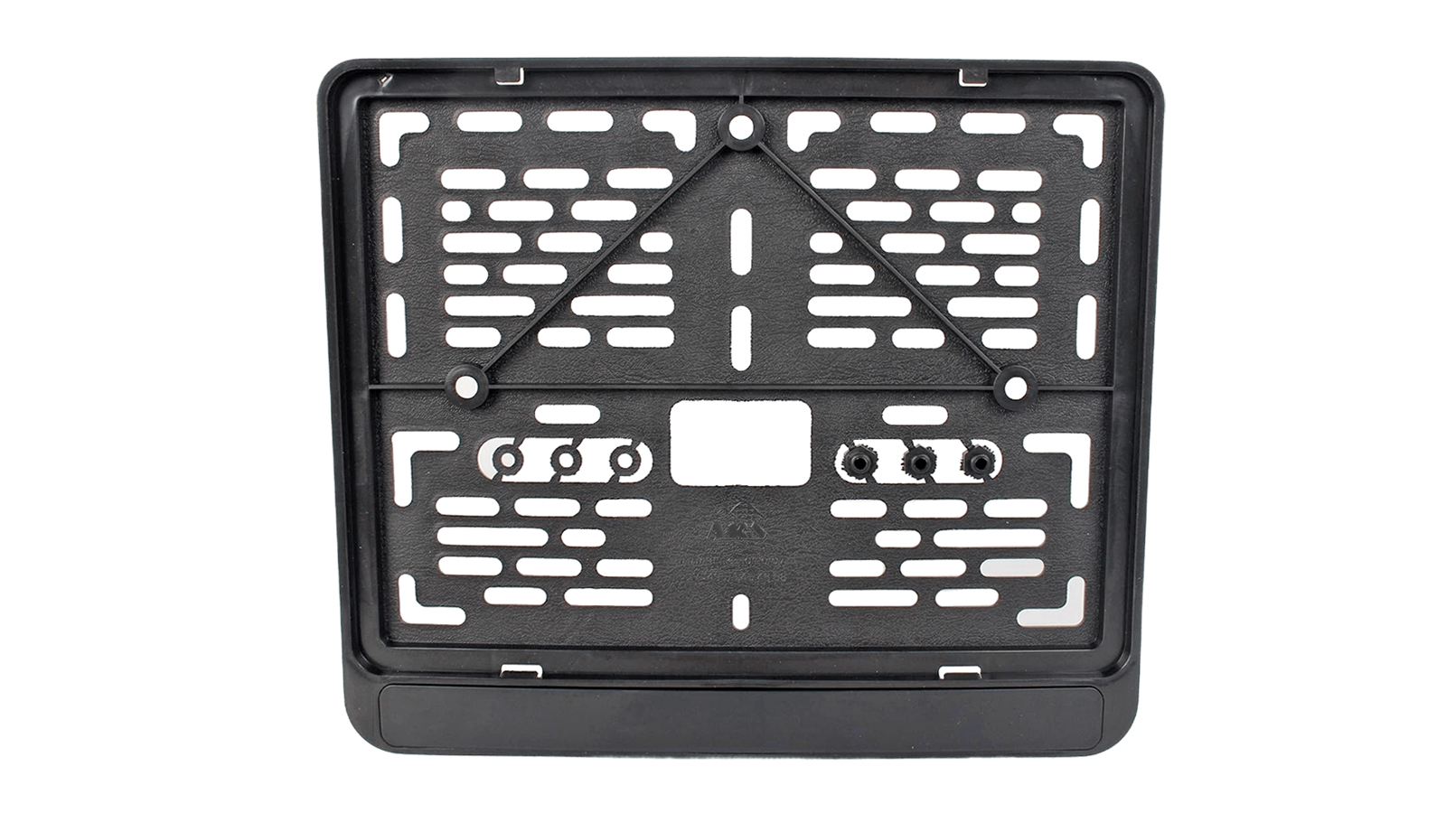 Рамка для номера мотоцикла с защелкой квадратная С/О фотография №1