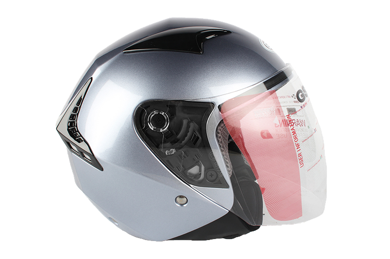 Шлем интеграл GSB G-240 серый металлик XS фотография №2