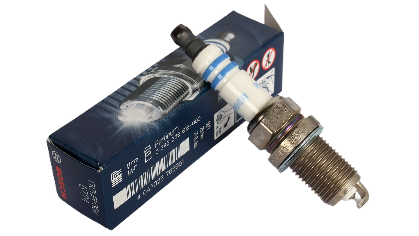 Свеча зажигания ВАЗ-2112 FR7DPP30X BOSCH фотография №3