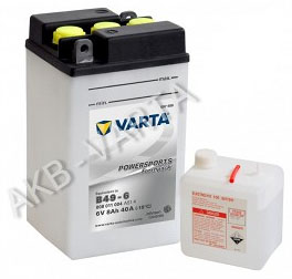 Аккумуляторная батарея VARTA белая B49-6 3СТ8 * 008 011 004 фотография №1