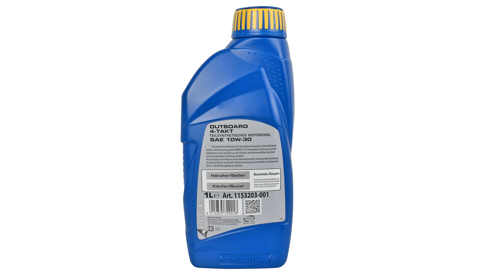 Масло моторное RAVENOL OUTBOARDOEL 4T 10W30 1л фотография №3