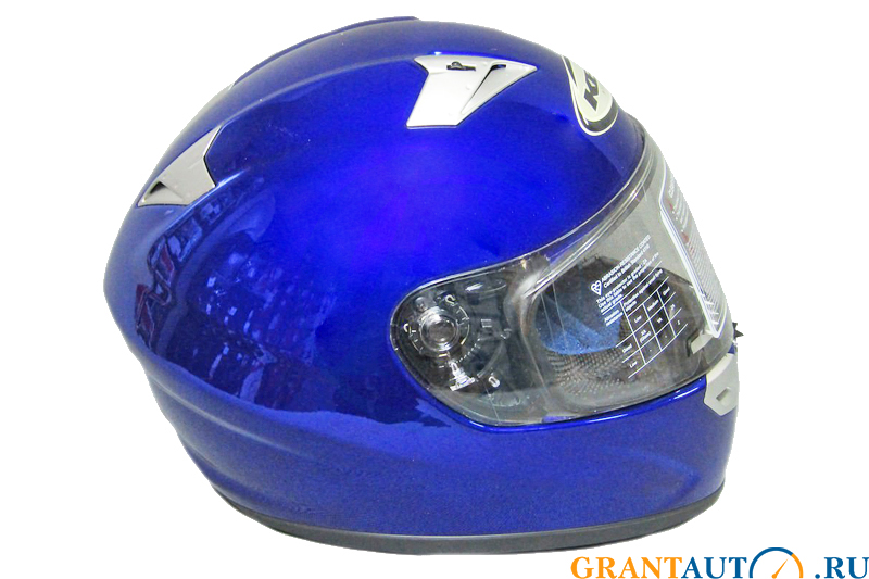 Шлем интеграл KBC VR-2 синий глянцевый S фотография №1