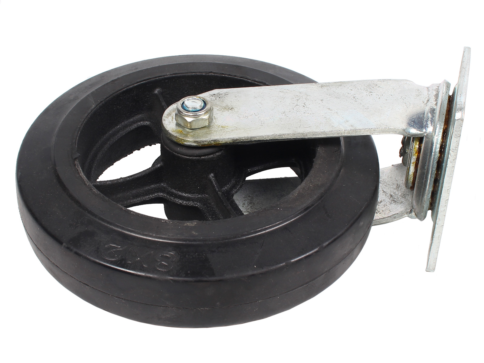 Колесо большегрузное поворотное обрезиненное SCd80-LS фотография №3