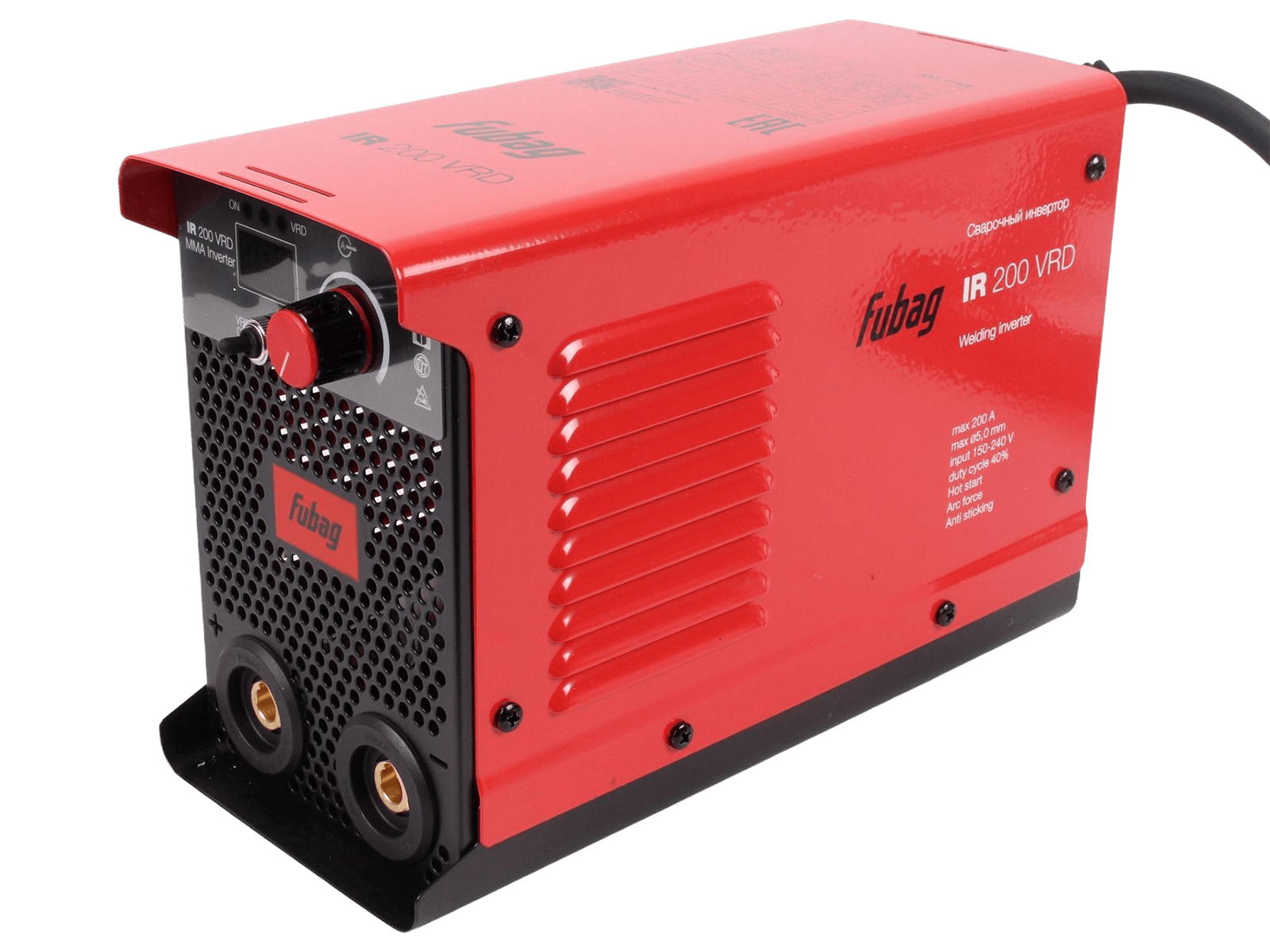 Аппарат сварочный Fubag IR 200 V.R.D. фотография №4