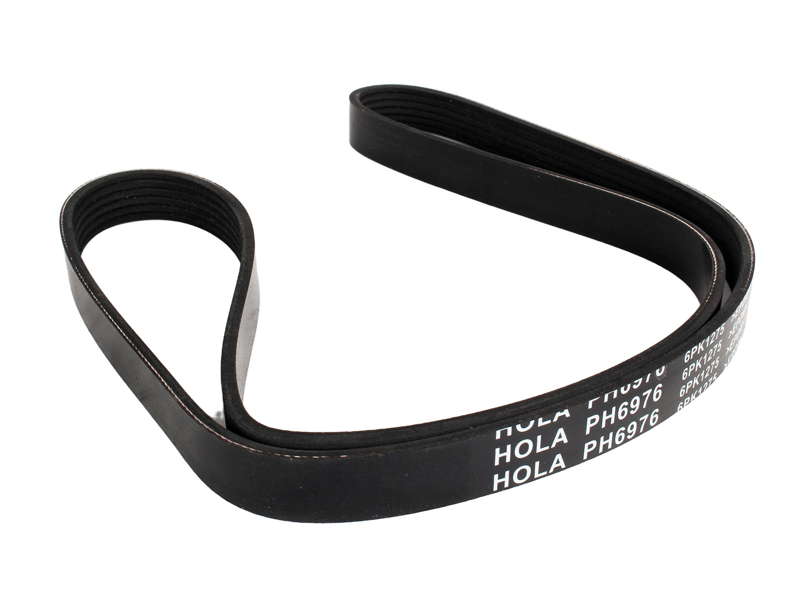 Ремень для ЗМЗ-405 ЕВРО-3 генератора без ГУР HOLA 6PK1275 PH6976 фотография №1