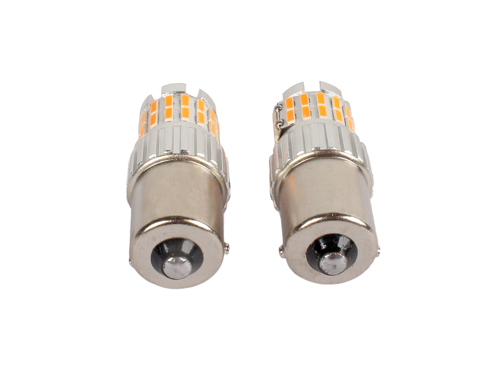 Лампа XENITE BS7811 (PY21W/1156) ПТФ/ДХО 12V диодная оранжевая комплект фотография №2