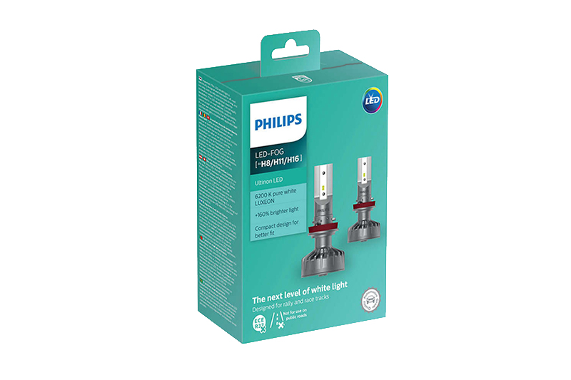 Лампа PHILIPS 11366ULWX2 H8/H11/H16 комплект фотография №2