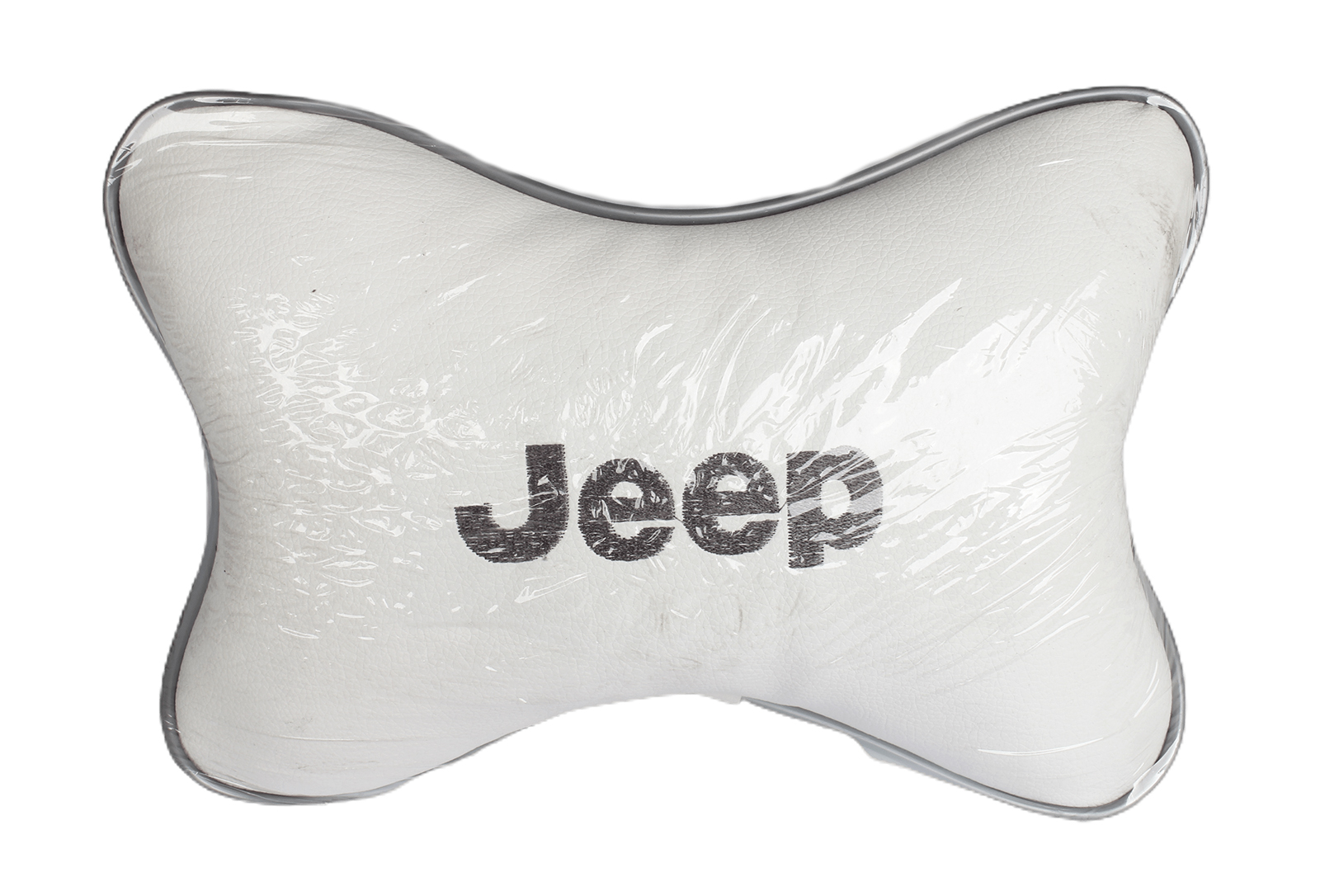 Подголовник косточка JEEP белые фотография №1