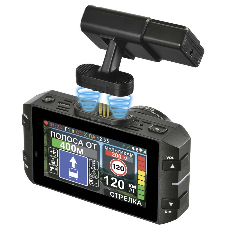Видеорегистратор-антирадар INTEGO VX-1300S GPS фотография №3