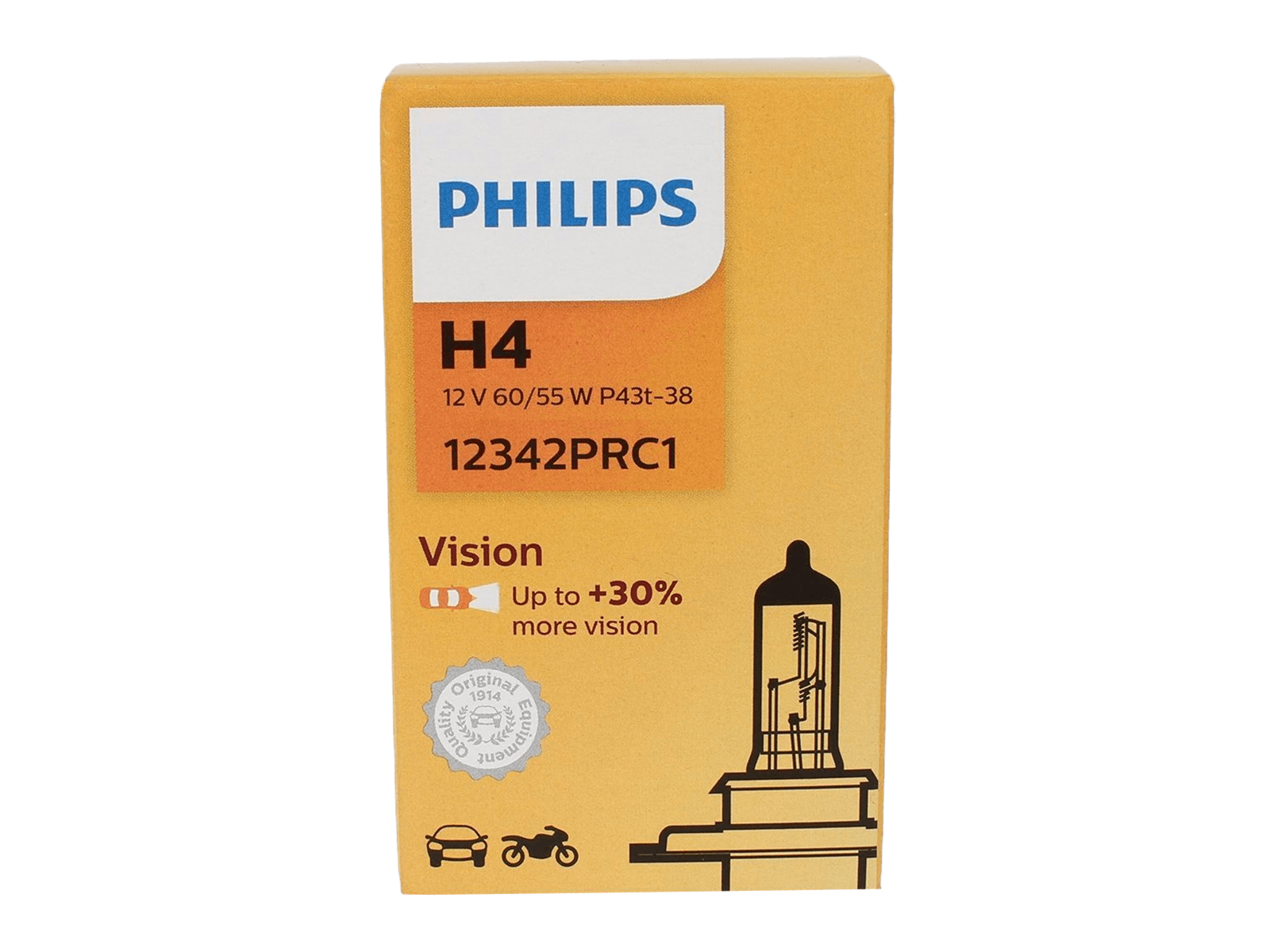 Лампа 12Vx60/55W H4 PHILIPS PREMIUM +30% фотография №4