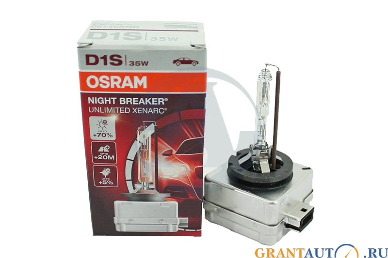 Лампа 85Vx35W D1S ксенон OSRAM 66140XNB +70% фотография №1