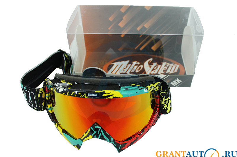 Очки кроссовые STAREZZI GOGGLES MX HAWALL RED 157-807 фотография №1