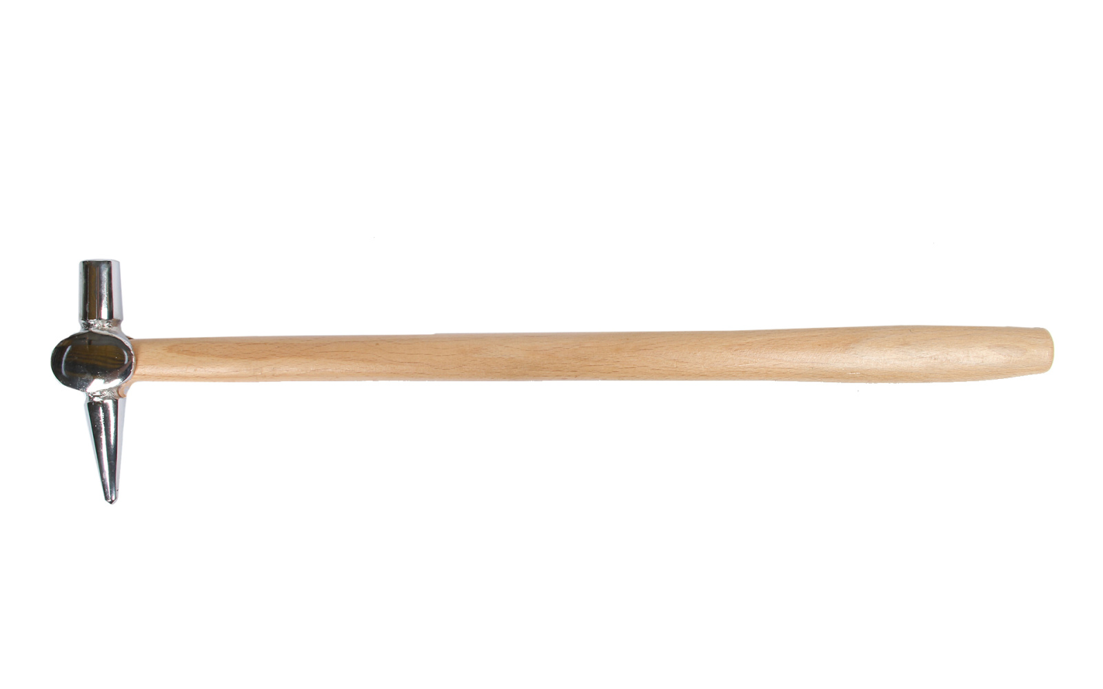Молоток рихтовочный с острым бойком 450г деревянная ручка фотография №1