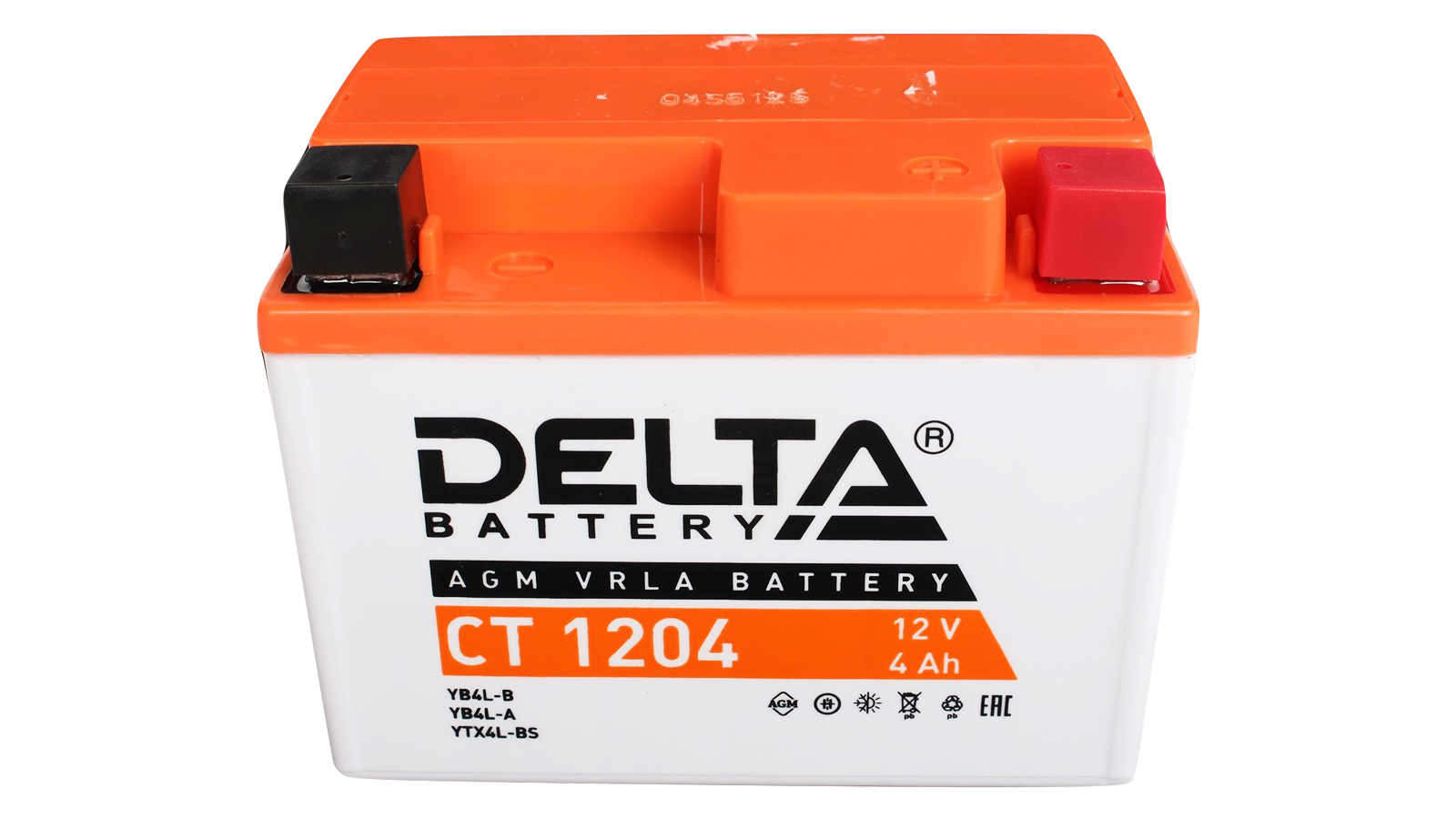 Аккумуляторная батарея DELTA СТ 1204 YB4L-B 6СТ4 фотография №1