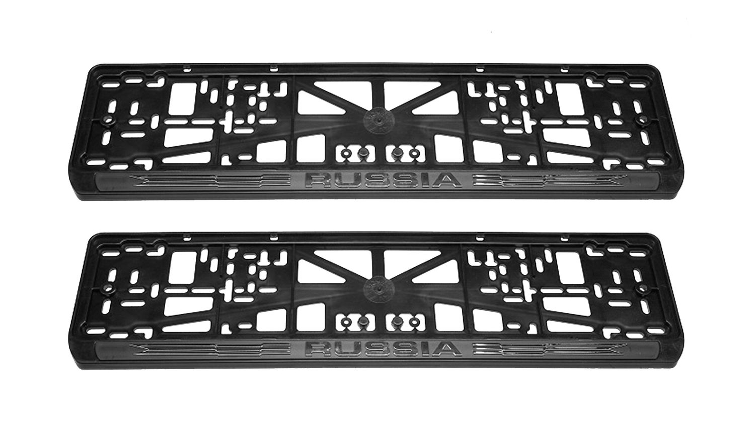 Рамка знака номерного объемная RUSSIA комплект 2 штуки фотография №1