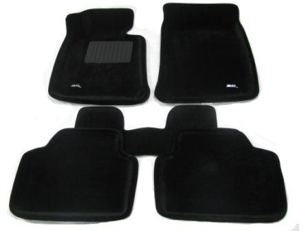 Коврик салона TOYOTA LC100/LX470 1998-07 c бортиком комплект